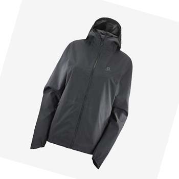 Chaquetas Salomon ESSENTIAL WATERPROOF 2.5L Mujer Negros | MX 2490LIS